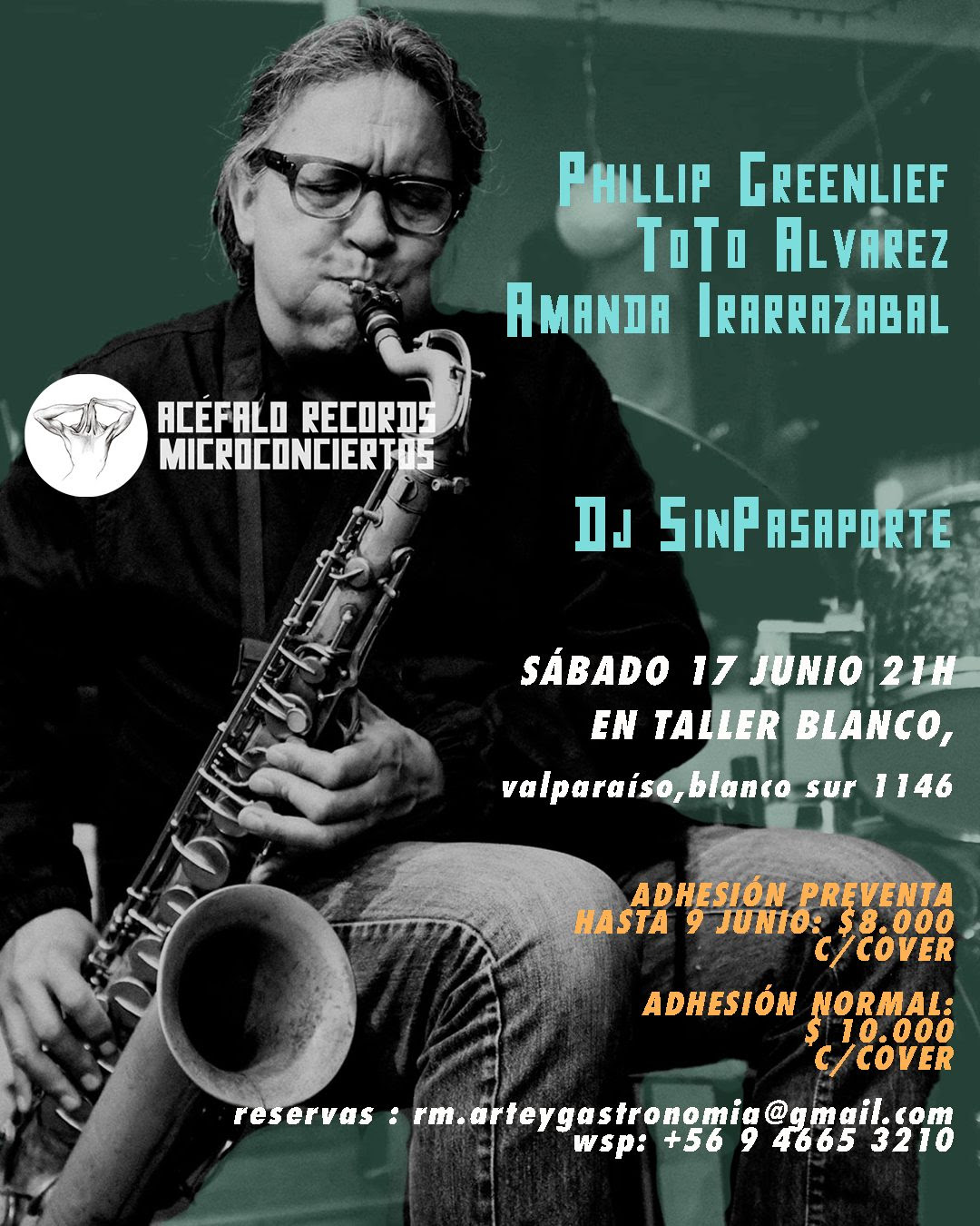 Microconciertos de Acéfalo Records: Phillip Greenlief llega a Valparaíso